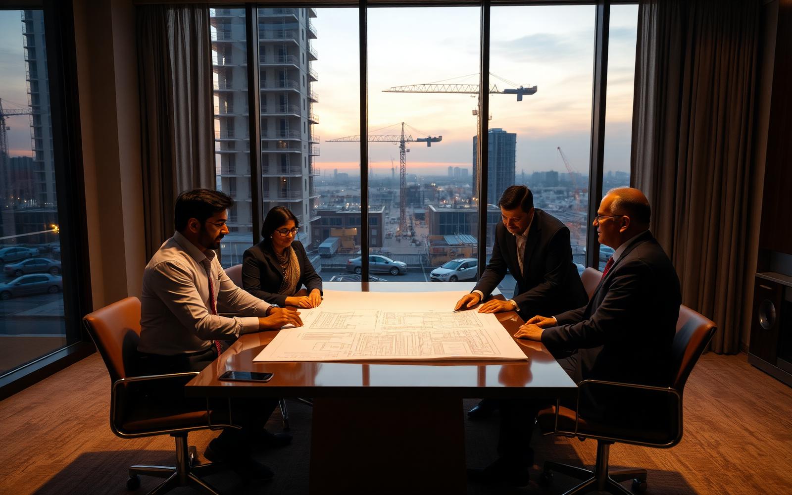 Business team in a meeting